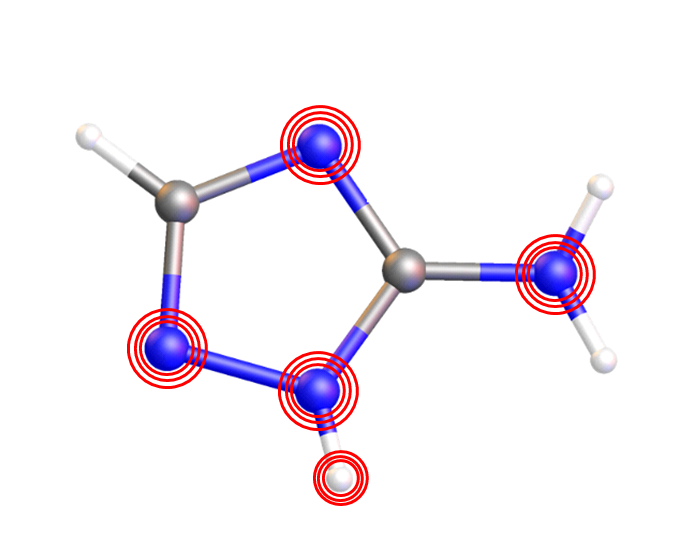 Can electron diffraction locate the nitrogen and the proton? The 3-AT molecule will give the answer.