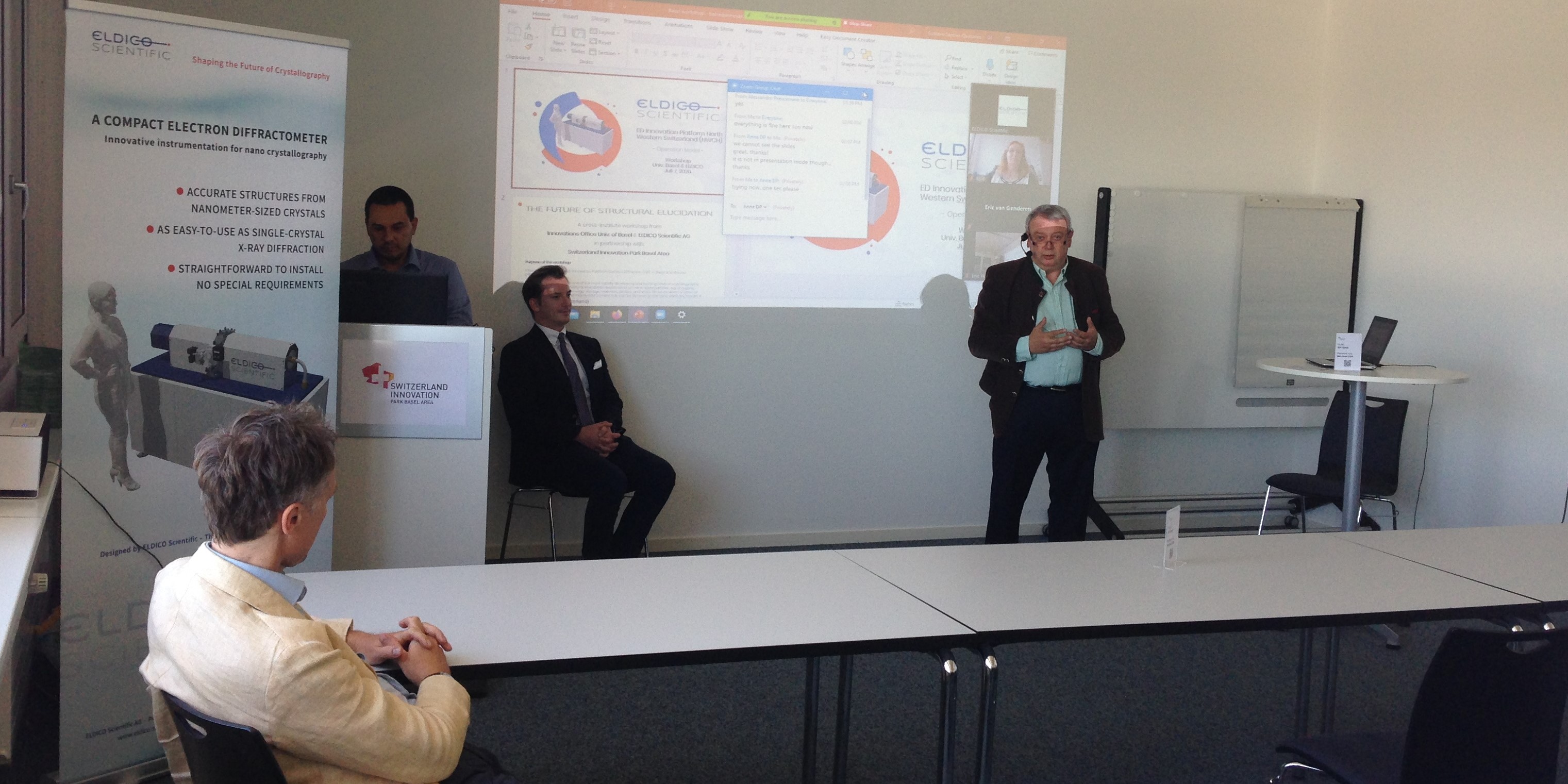 Professor Dr. Hans Florian Zeilhofer, Deputy Vice President Innovation Office of the University of Basel, gave the introductory speech.