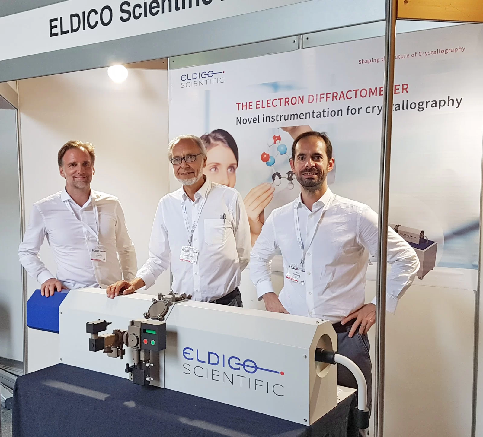 ELDICO Team Members Gunther Steinfeld, Eric Hovestreydt and Nils Gebhardt at the ECM32